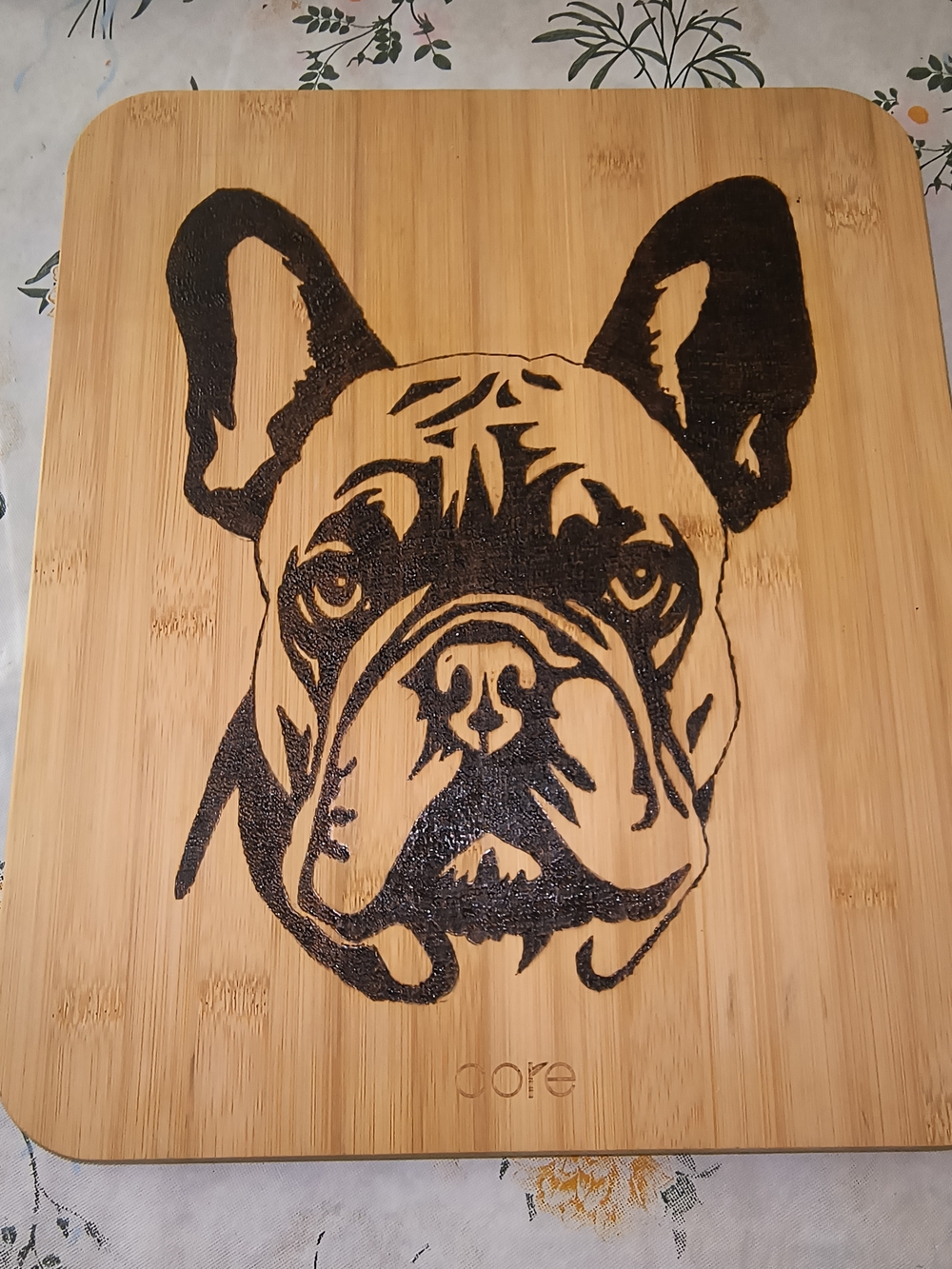 French Bulldog Bamboo Cutting Board